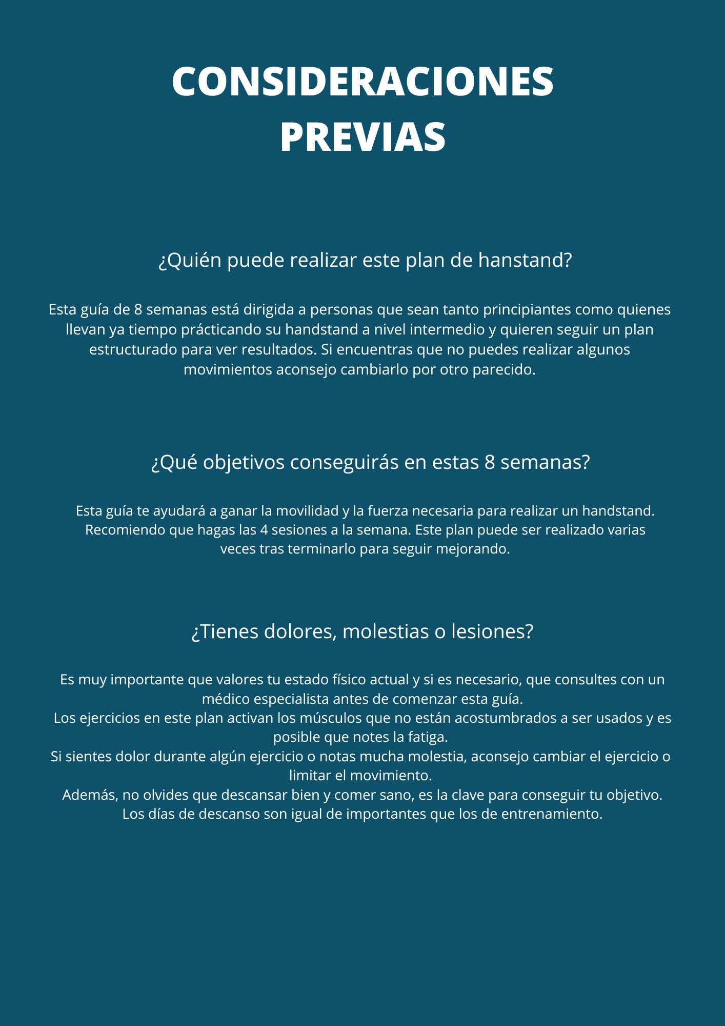 GUIA DE HANDSTAND DE 8 SEMANAS - APRENDE DESDE 0