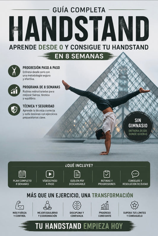 GUIA DE HANDSTAND DE 8 SEMANAS - APRENDE DESDE 0